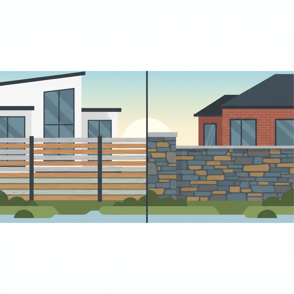 Modern Privacy Fence vs Stone Wall: Best Choice for New H…
