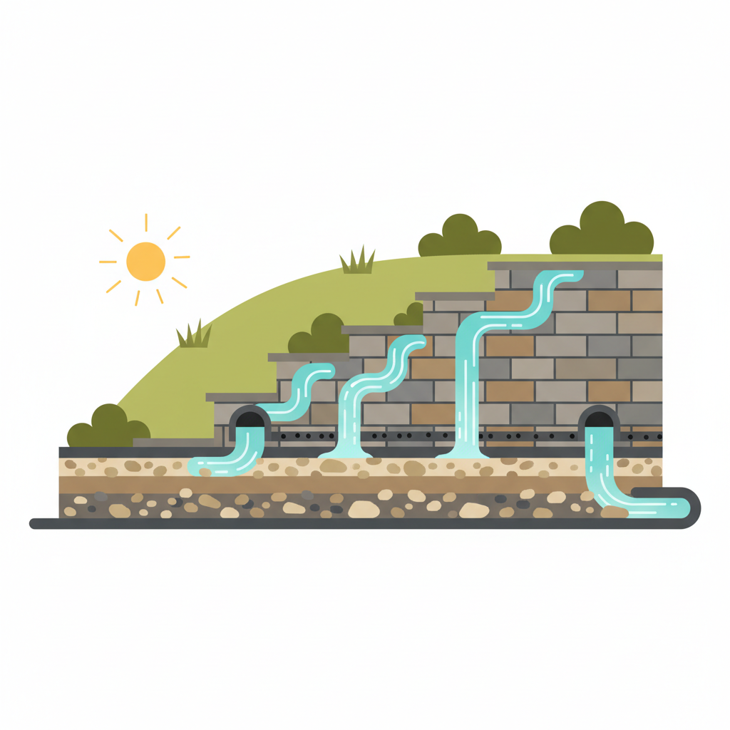 Best Drainage for Retaining Walls: Protect Sloped Yards